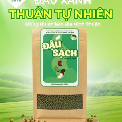 Đậu Xanh Nguyên Hạt Thuần Chủng Thuận Tự Nhiên - Thập Cốc Nông Lâm (Túi 1kg)