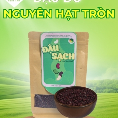 Đậu Đỏ Nguyên Hạt Hạt Tròn Thuần Chủng Thuận Tự Nhiên - Thập Cốc Nông Lâm (Túi 1kg)