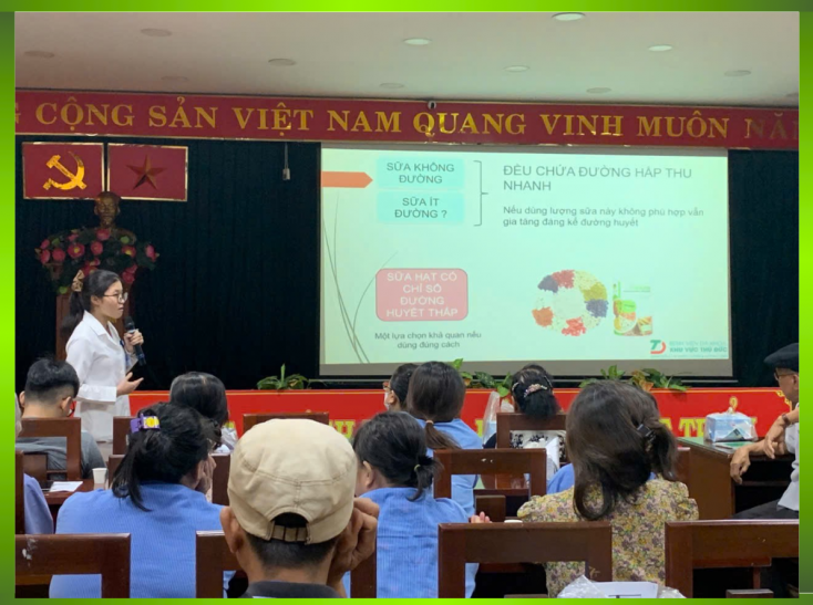 Thập Cốc GABA đồng hành cùng CLB Đái Tháo Đường, chương trình Quý 3 tại bệnh viện ĐKKV Thủ Đức 